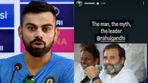 Virat Kohli instagram story on Rahul Gandhi