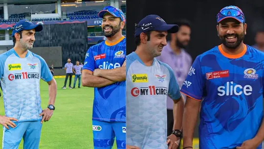 Gautam Gambhir Meets Rohit Sharma