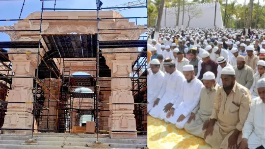 ayodhya Ram temple construction 60 percent ayodhya mosque