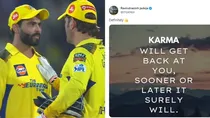 Ravindra Jadeja's cryptic tweet after heated conversation with MS Dhoni