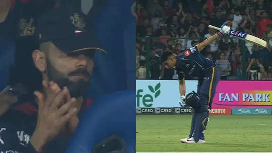 Virat Reaction on Shubman Gill Century