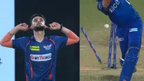 Naveen ul haq four wickets vs MI