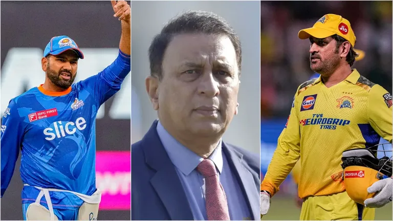 Sunil gavaskar says Rohit sharma credit MS dhoni ipl GT MI CSK