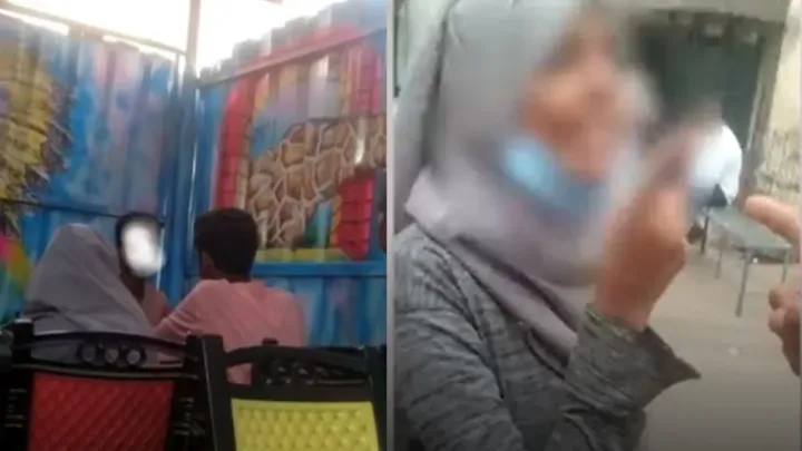 Muslim girl hindu boy harassed thrashed in karnataka Chikkaballapura video viral