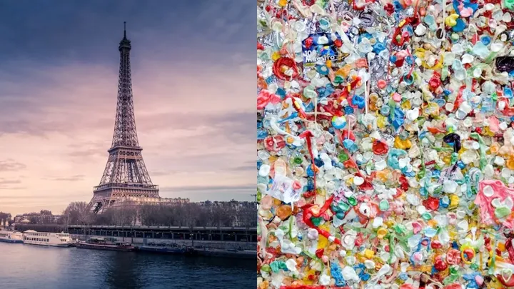 plastic rain forecasted in paris france 50 kg of Microplastic Shower predicted
