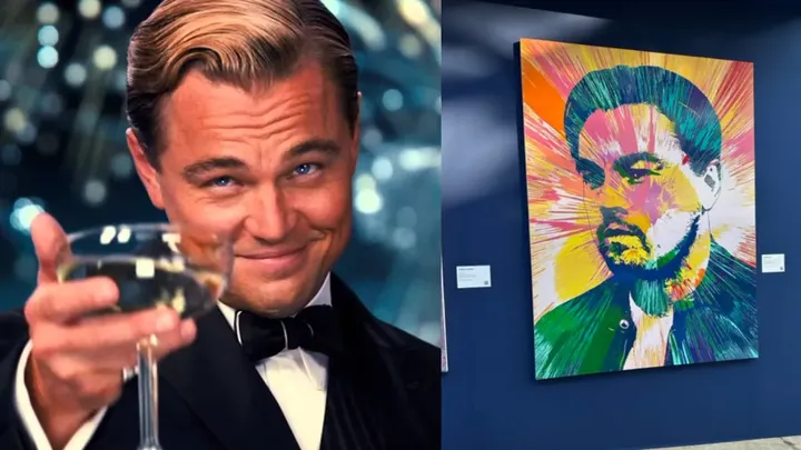 leonardo dicaprio painting cannes killers of the flower moon