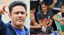 anil kumble tweet about wrestlers