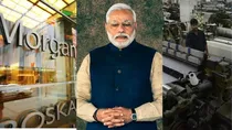 Morgan Stanley, Narendra Modi and generic shot representing worker in a factory 