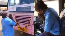 viral video of tamil nadu driver