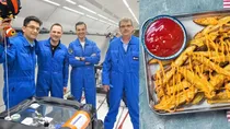 french fry cooked in space 