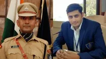ips sushil bishnoi ias girdhar suspended accused of thrashing hotel staff ajmer rajasthan