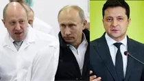 Ukraine President Zelensky responds to Wagner Group's internal attack on Russia