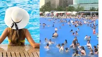 Spain Catalonia Public Swimming Pools Women To Go Topless