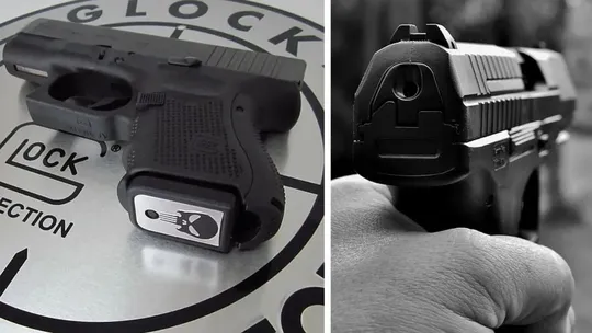 glock switch that turns semi automatic handgun into fully automatic weapon like machine gun