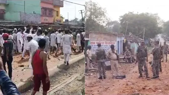 Dhanbad stone pelting