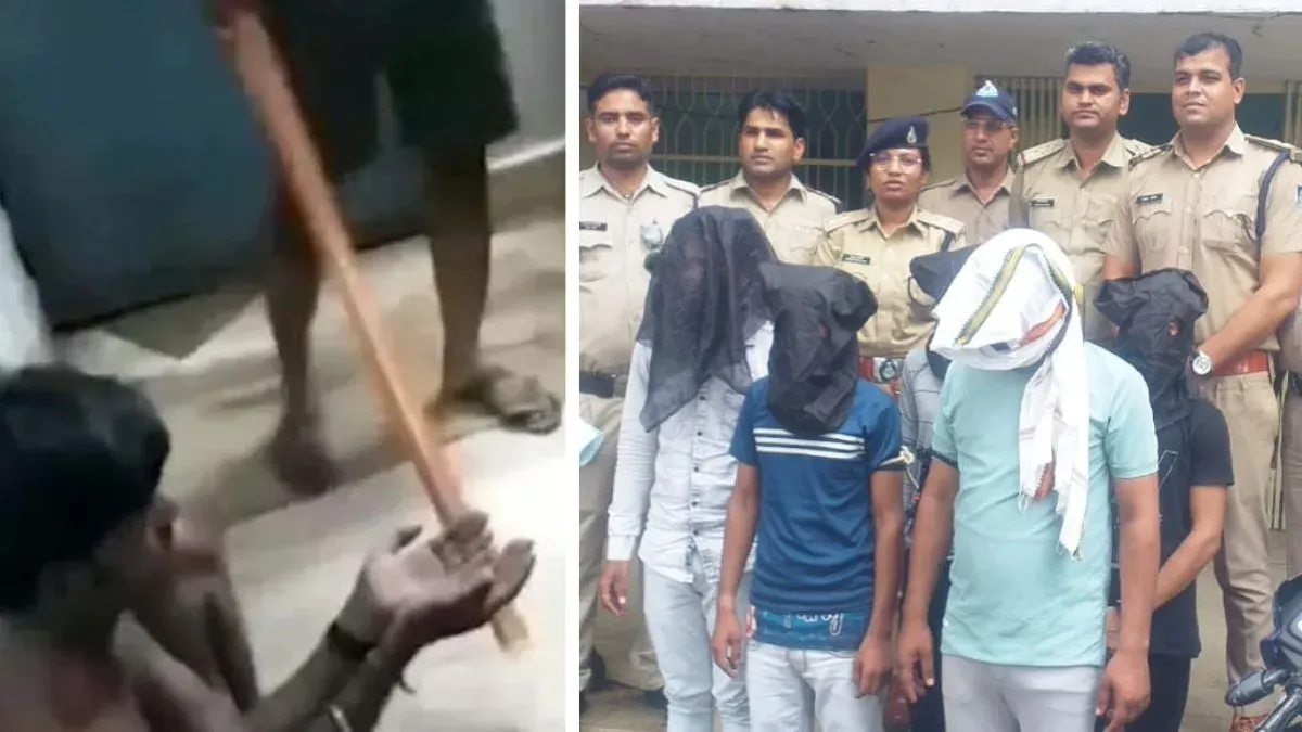 मध्यप्रदेश के एक और पेशाब कांड का पीड़ित दलित युवक की पिटाई का आरोपी निकला  - dalit man badly beaten video viral sagar manoj ahirwar ranjit and four  others arrested mahesh sahu -