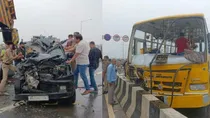 meerut-delhi express way accident: School bus challaned 15 times