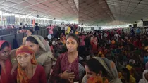 Sub inspector shown in viral video from Baba bageshwar dham got suspended.