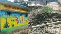 SC families lose out public toilet because high caste people don't want pipeline in front of their houses.