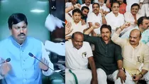 10 Karnataka BJP MLAs suspended for throwing paper at Deputy Speaker