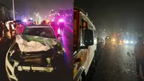 Ahmedabad accident, road accident, jaguar car accident