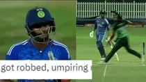 Sai Sudarshan given out on No Ball?