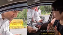 Delhi Traffic police constable fine a South Korean man 5000 rupees without receipt or challan, got suspended.  