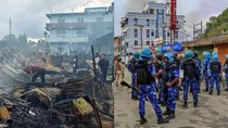 manipur violence in bishnupur district 17 injured attack on security force weapons looted 