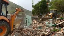A man named Aneesh saved 3 people in Nuh Violence, govt. bulldozer damages his house for stone pelting. 