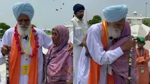 Pakistani woman meets for the first time her brother