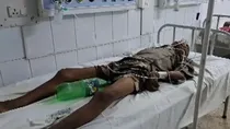 hospital staff used cold drink bottle instead of urine drainage bag negligence jamui bihar