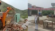Nuh, Haryana news, Bulldozer