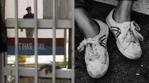 Tihar prisoner reaches saket court wearing sports shoes but they are not allowed in the jail. 