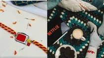 netflix and chill viral rakhi photo