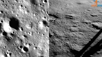 chandrayaan-3 sends images of moon surface