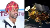 Rajasthan sports minister ashok Chandna viral video chandaryaan 3