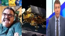 pakistani cricket analyst mohsin ali bbc anchor Patrick Christys chandrayaan