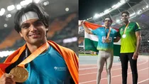 neeraj chopra arshad nadeem video viral tricolour world atheletics championship