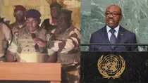 gabon Army officer overthrown President ali bongo army has taken power
