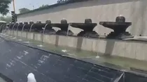 shivling shaped fountains installed in delhi ahead of g20 summit decoration controversy social media