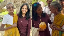 IAS officer asks 89-year-old Panchayat President her secret to fitness, reply goes viral