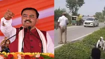 keshav prasad maurya traffic police pushad man on cycle