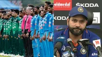 Rohit Sharma looses his cool while announcing Indian squad for one day world cup 2023.