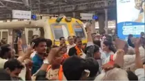 mumbai motorman retirement function viral video