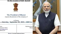 International media reactions on India renamed as Bharat on G-20 dinner invitation.