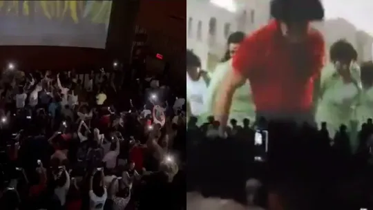 jawan first show srk fans video from theatre going viral excitement madness shahrukh khan review