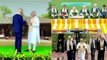 G20 India Narendra Modi welcomes Joe Biden Delhi Rajghat to pay homage to Mahatma Gandhi