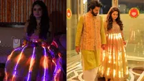 viral LED lehenga pakistan