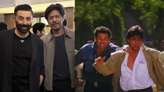 shahrukh khan, sunny deol, darr, 