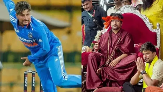 kuldeep yadav star performance against pakistan social media reminds of bageshwar dham